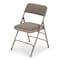 Atlas Commercial Products Triple-Braced Fabric Padded Metal Folding Chair, Gray MFC22GRYFP - alternate 4